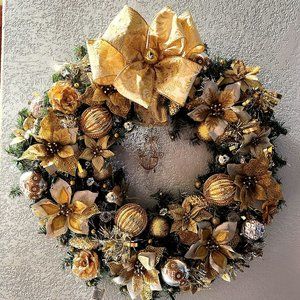 STUNNING 24" HANDMADE CHRISTMAS Wreath